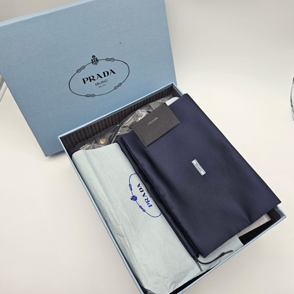 Prada Brushed Leather Chelsea Boots