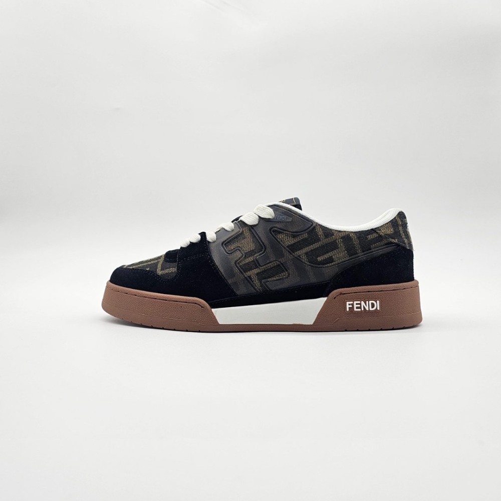 Fendi Match Leather Black - Soleo.gr
