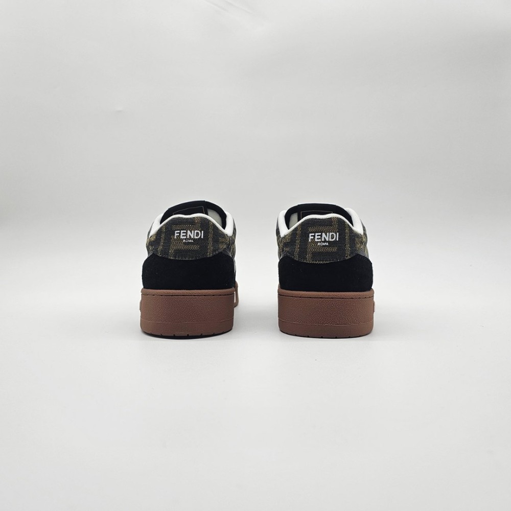 Fendi Match Leather Black - Soleo.gr